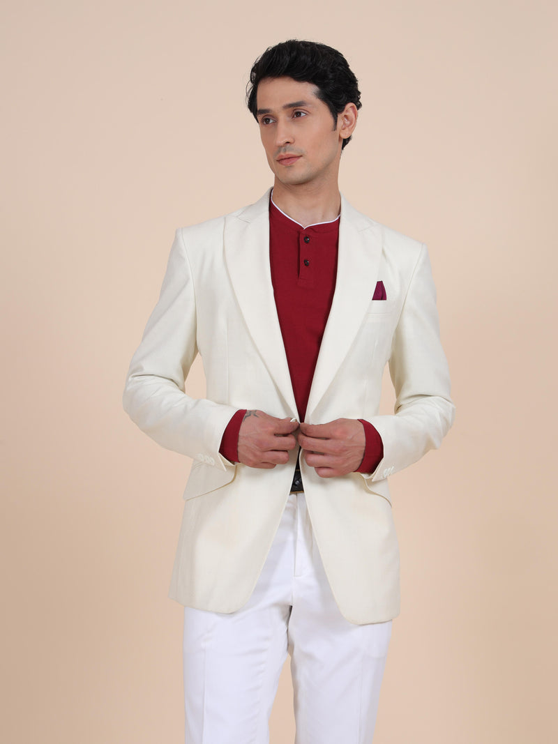 PEAK LAPEL JACKET