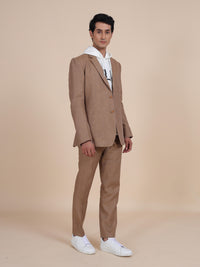 NOTCH LAPEL LINEN SUIT