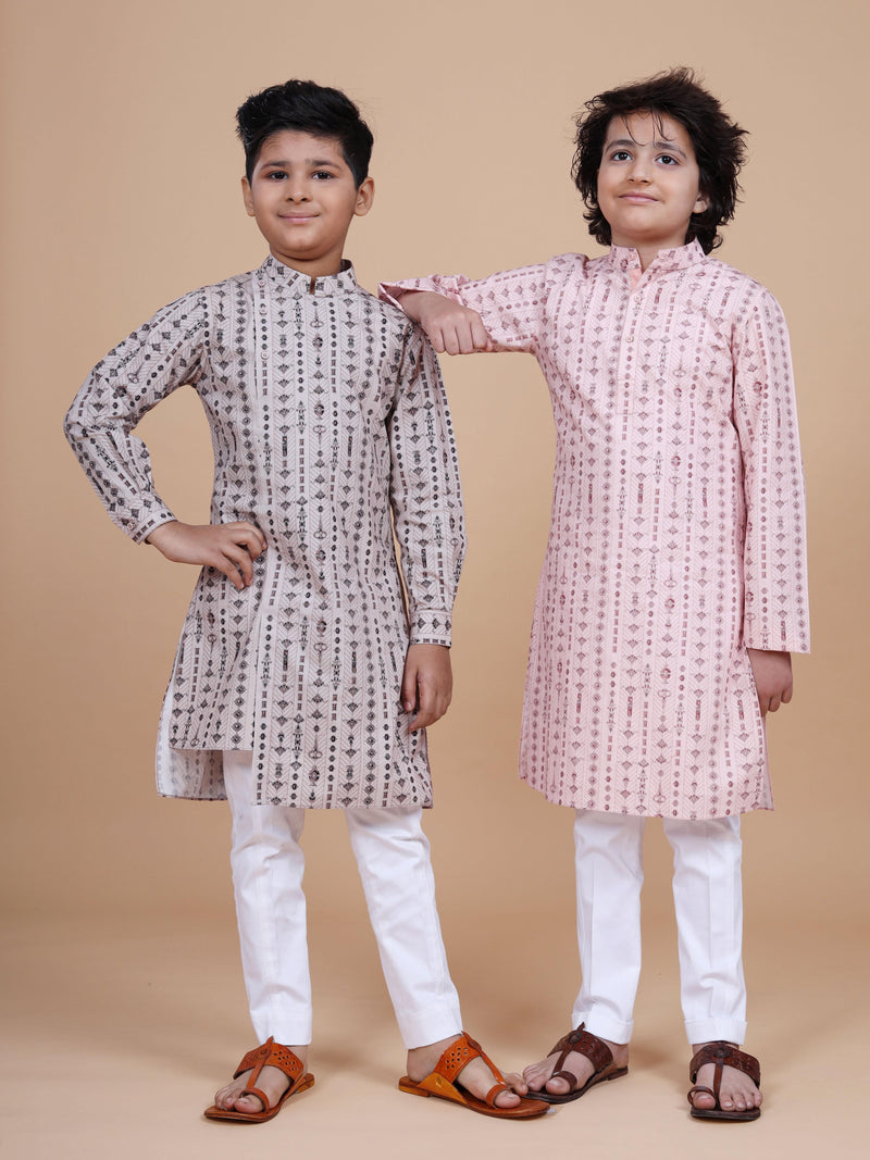 LINEAR PRINTED KURTA