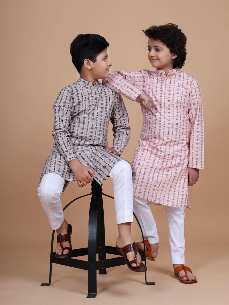 LINEAR PRINTED KURTA