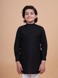 BRAND POCKET COLLAR SHORT KURTA