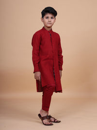 THE PINTUCKED YOKE SHORT KURTA