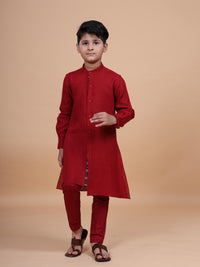 THE PINTUCKED YOKE SHORT KURTA