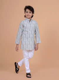 THE B&W PRINTED KURTA