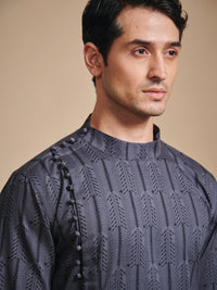 THE LOOP BUTTON CROSS OVER KURTA