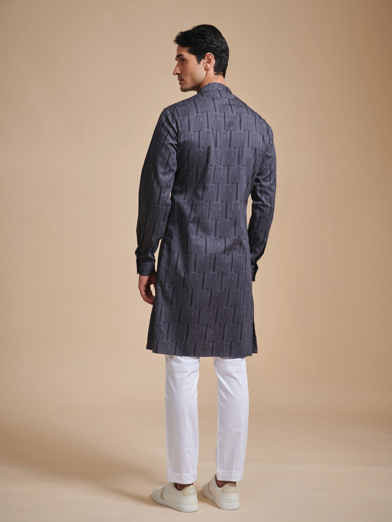 THE LOOP BUTTON CROSS OVER KURTA