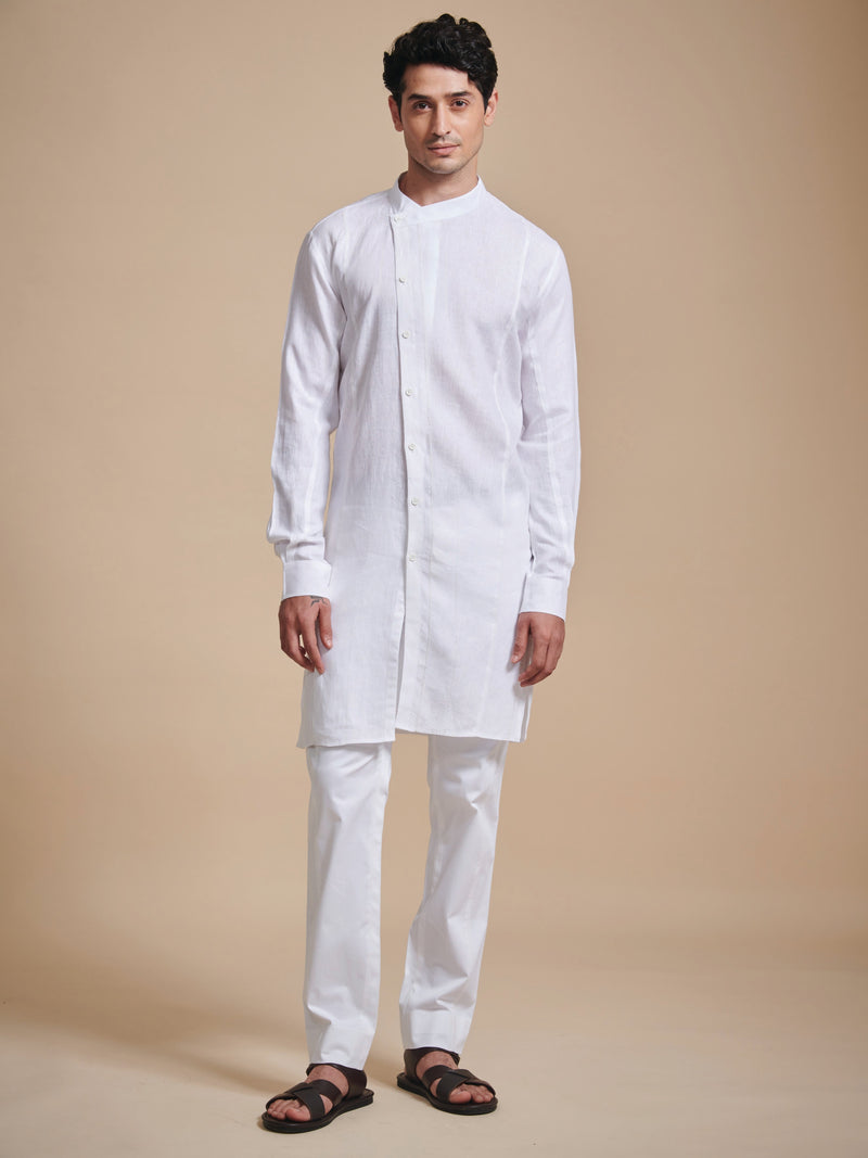 THE CROSSOVER PLACKET SHIRT KURTA