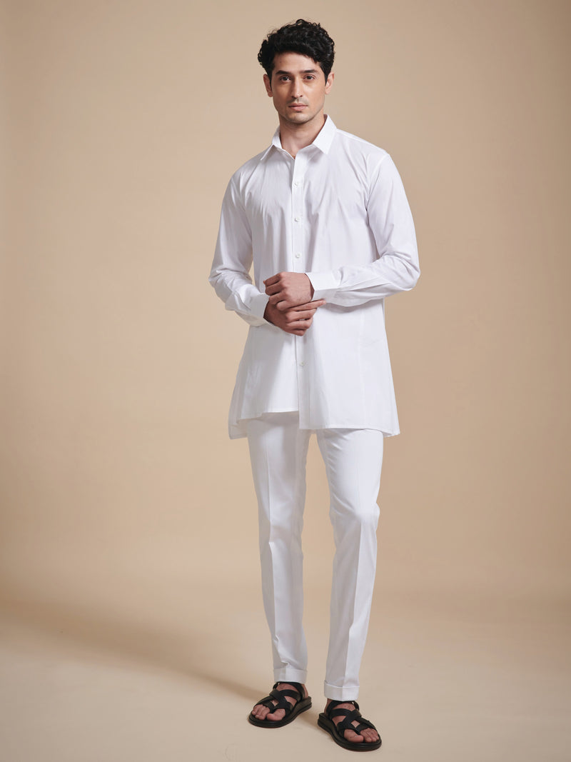 THE STYLISED SHIRT KURTA IRREGULAR