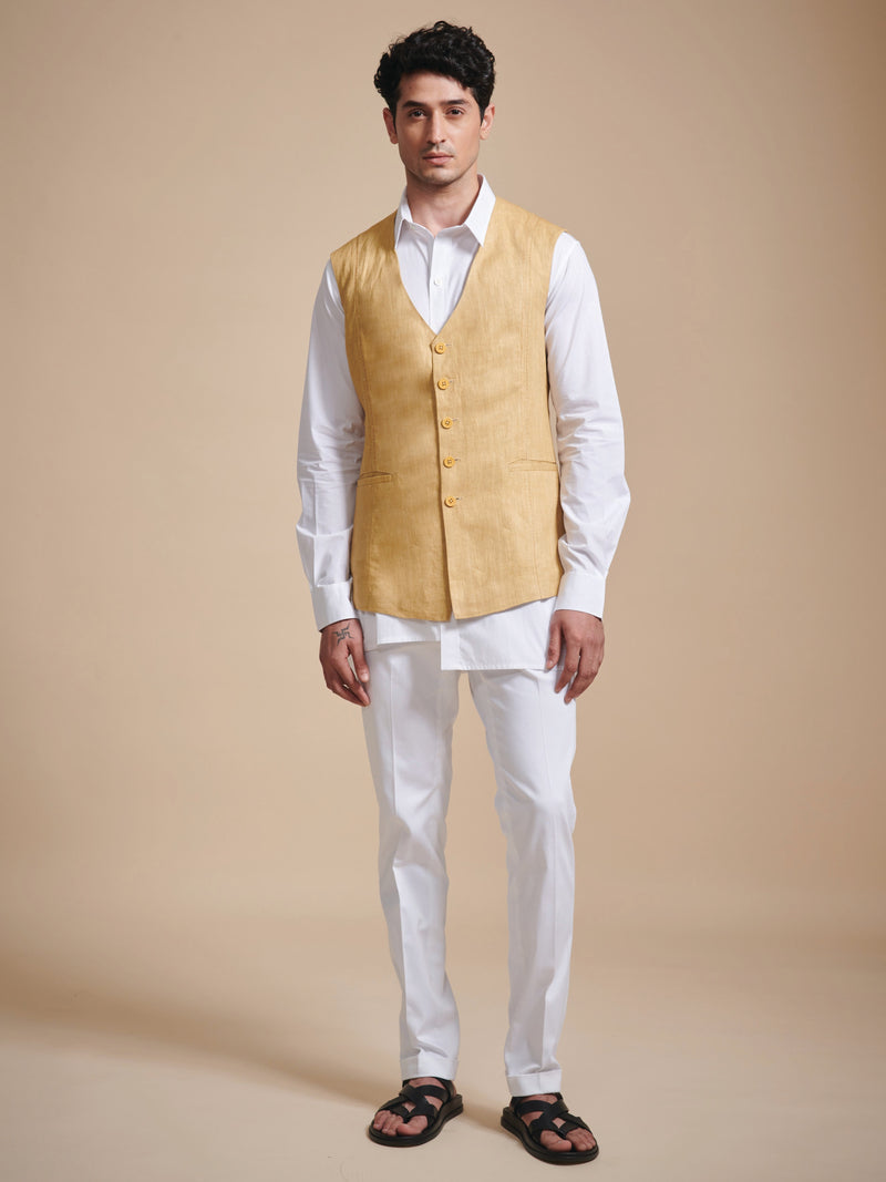 THE V NECK SHORT WAISTCOAT