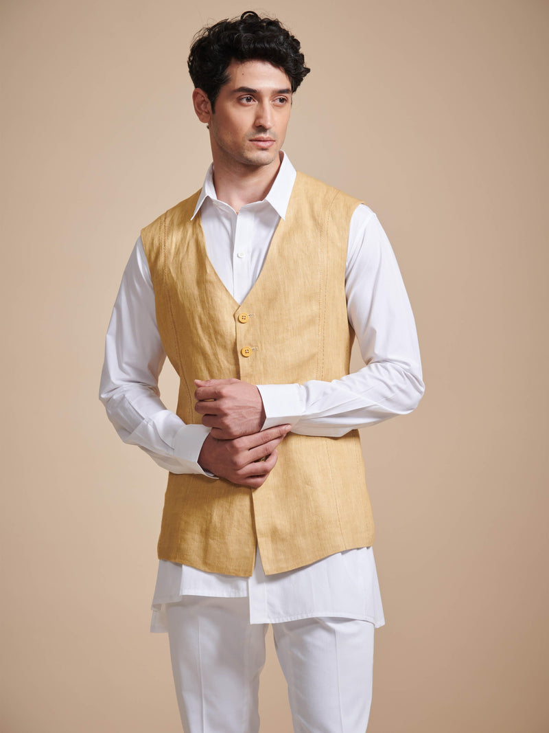 THE V NECK SHORT WAISTCOAT