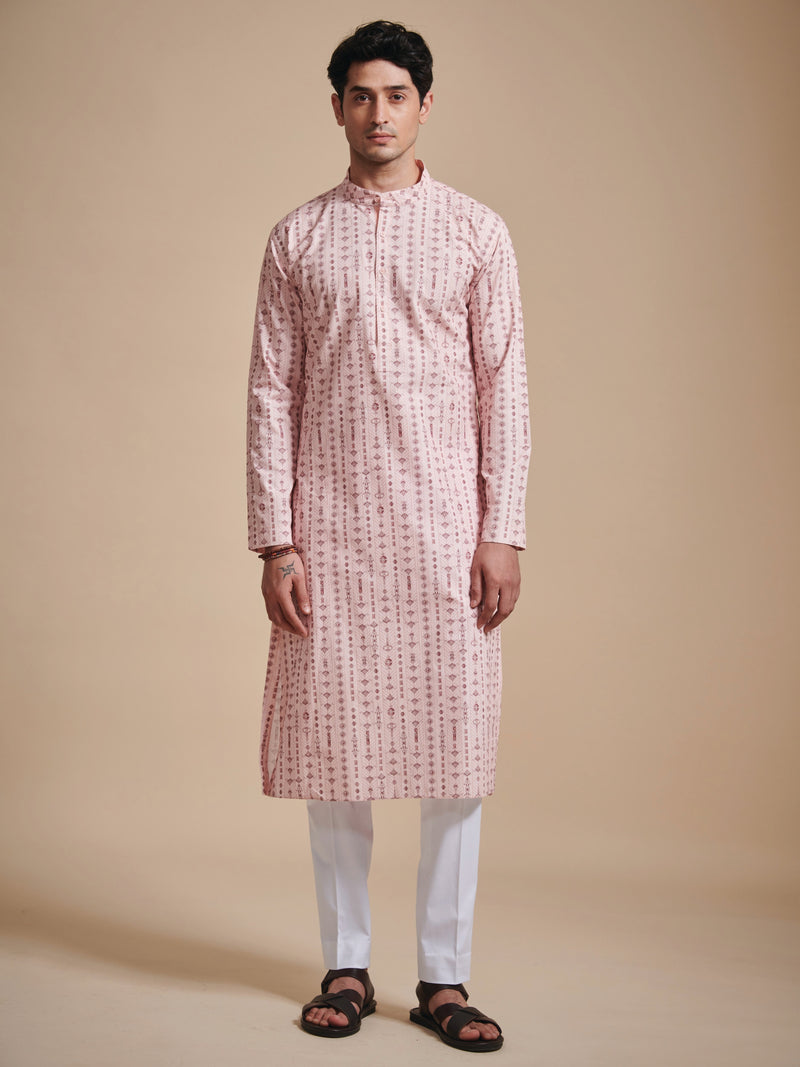 LINEAR PRINTED KURTA