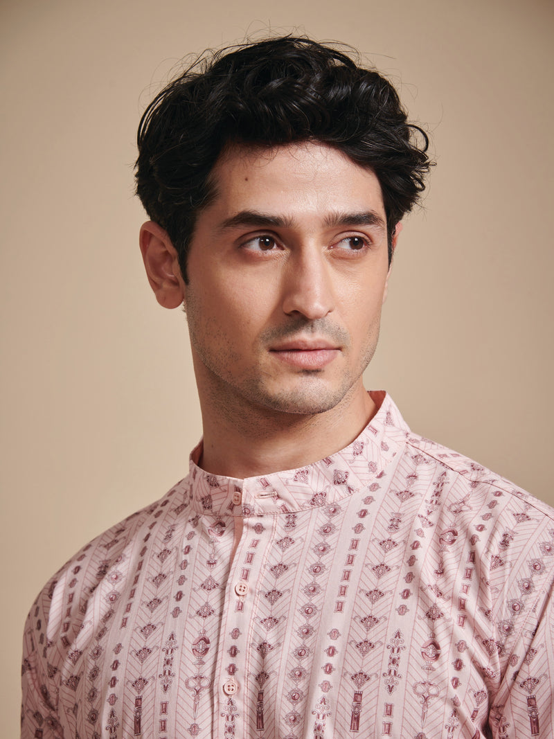 LINEAR PRINTED KURTA