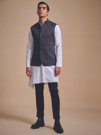 THE PRINTED “U” CUT WAISTCOAT