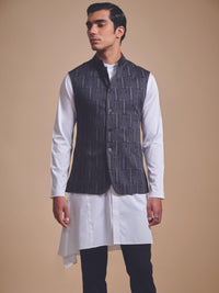 THE PRINTED “U” CUT WAISTCOAT