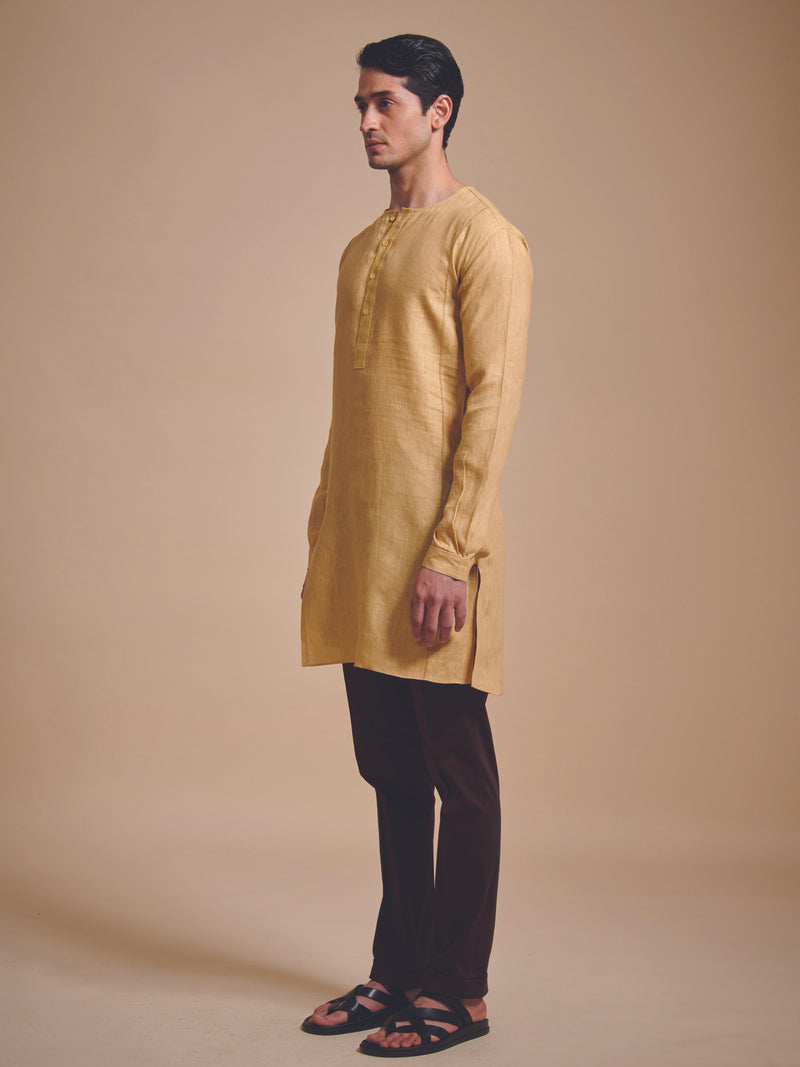 THE ROUND NECK FLAP KURTA