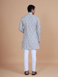 THE B&W PRINTED KURTA