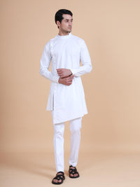 SIDE PLACKET ASYMMETRICAL SHIRT KURTA