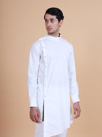 SIDE PLACKET ASYMMETRICAL SHIRT KURTA