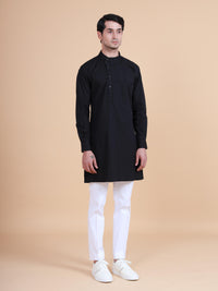 BRAND POCKET COLLAR SHORT KURTA